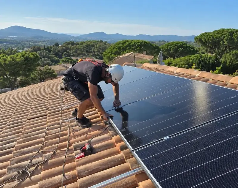 Installateur panneaux solaires Locmariaquer — pose photovoltaïque sur toiture